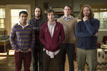Los protagonistas de 'Silicon Valley'.