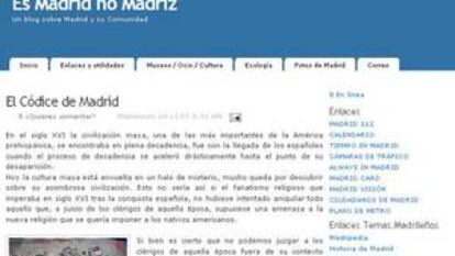 Portada de Es Madrid y no Madriz