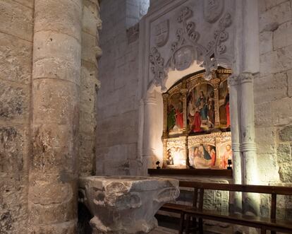 Retablo de la iglesia parroquial de Wamba.