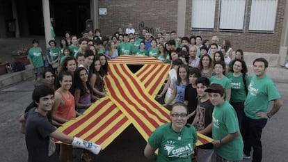 Encierro de profesores y alumnos del del IES Josep Sureda i Blanes.