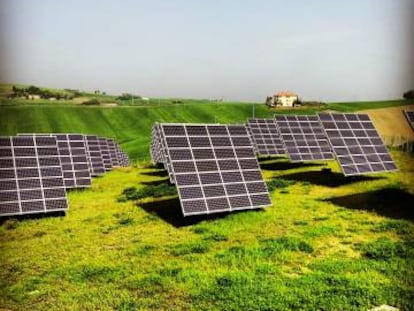 Parque fotovoltaico desarrollado por Ellomay en la localidad italiana de Marche.  