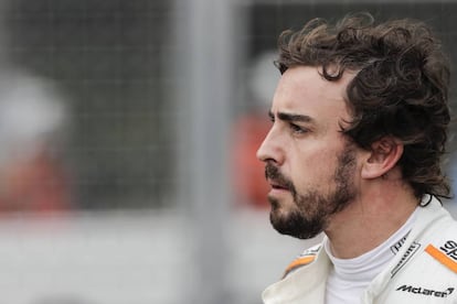 Fernando Alonso, después de retirarse el domingo pasado en el GP de Mónaco.