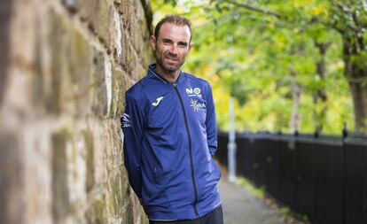 Alejandro Valverde, en Harrogate.