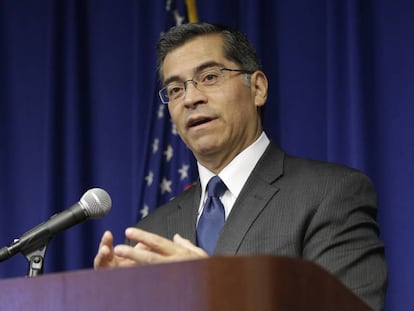 El fiscal general de California, Xavier Becerra.