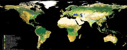 La ESA presenta un mapa elaborado con 3.000 puntos de referencia y los datos obtenidos durante 19 meses por el satélite 'Envisat'