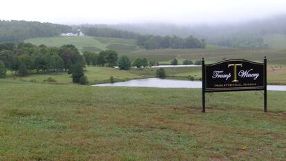 La finca vinícola de Trump en Virginia.