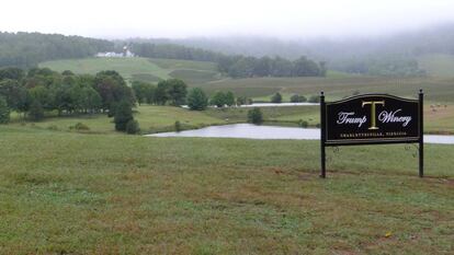 La finca vin&iacute;cola de Trump en Virginia.