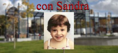 Foto de la campaña para ayudar a Sandra.