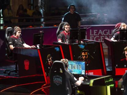 Semifinales del campeonato de Europa de 'League of Legends' en el Palacio Vistalegre de Madrid en septiembre de 2018.