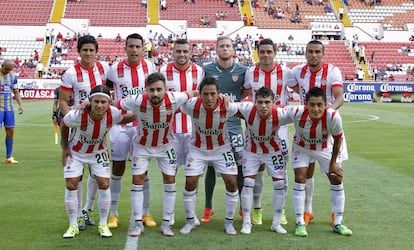 Alineaci&oacute;n del Necaxa en el Apertura Ascenso 2015.