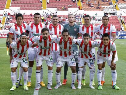 Alineaci&oacute;n del Necaxa en el Apertura Ascenso 2015.