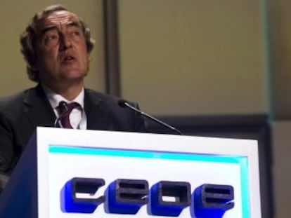 El dirigente de CEOE, Juan Rosell. EFE/Archivo