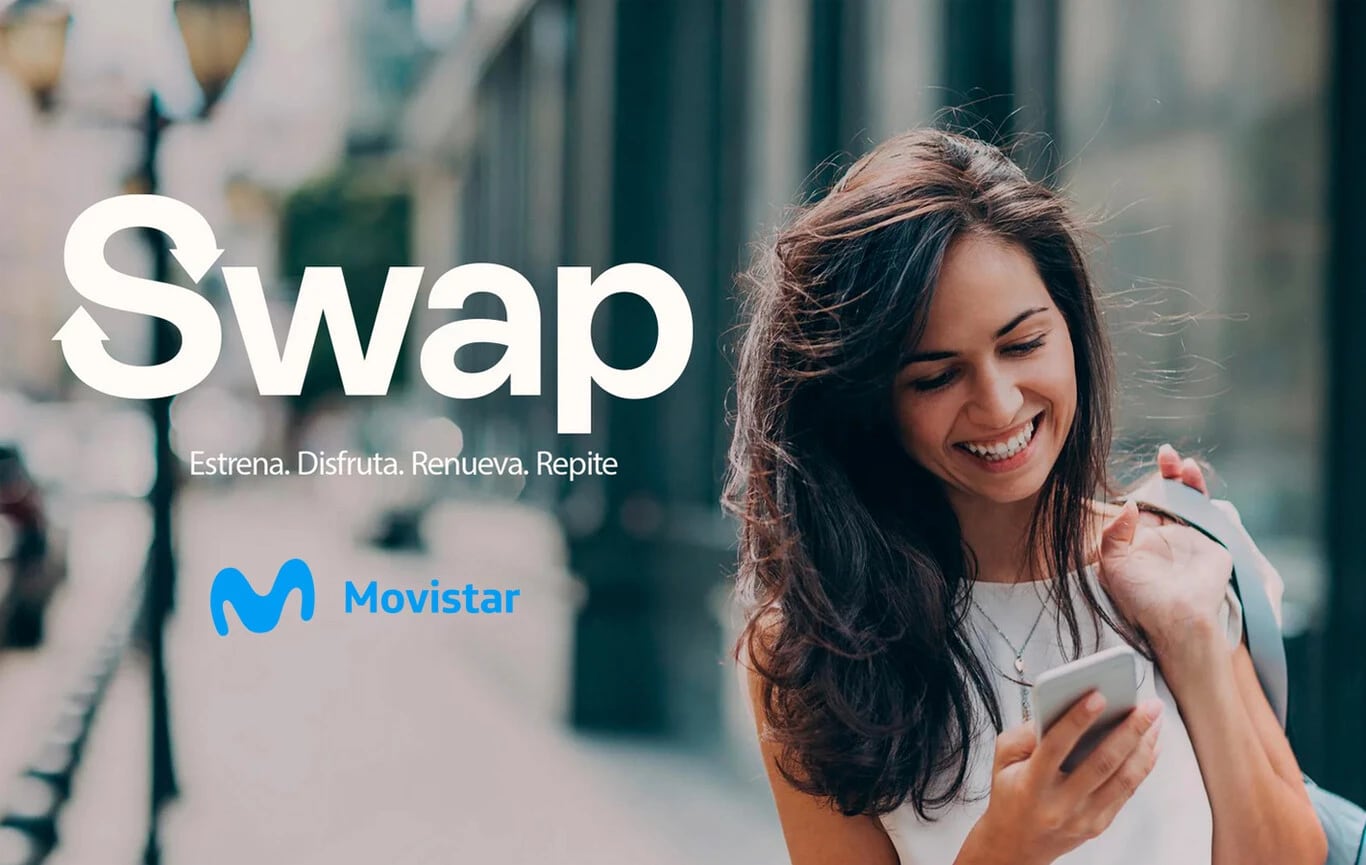 Página web de Movistar Swap.