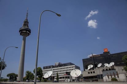 Edificio de Torre España, sede de RTVE.