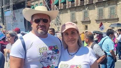 Zulma Carvajal Salgado y su esposo Humberto Del Valle Zúñiga en una foto difundida en redes sociales.