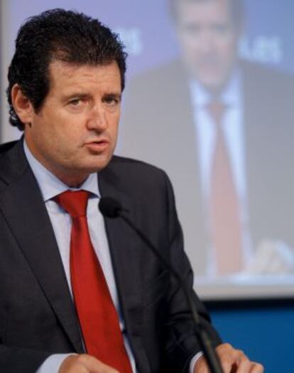 El vicepresidente José Ciscar, tras el pleno del Consell.