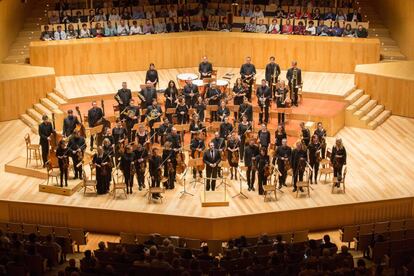 Daniele Gatti dirige la 'Primera sinfonía’, de Schumann, a la Mahler Chamber Orchestra, ayer en Zaragoza