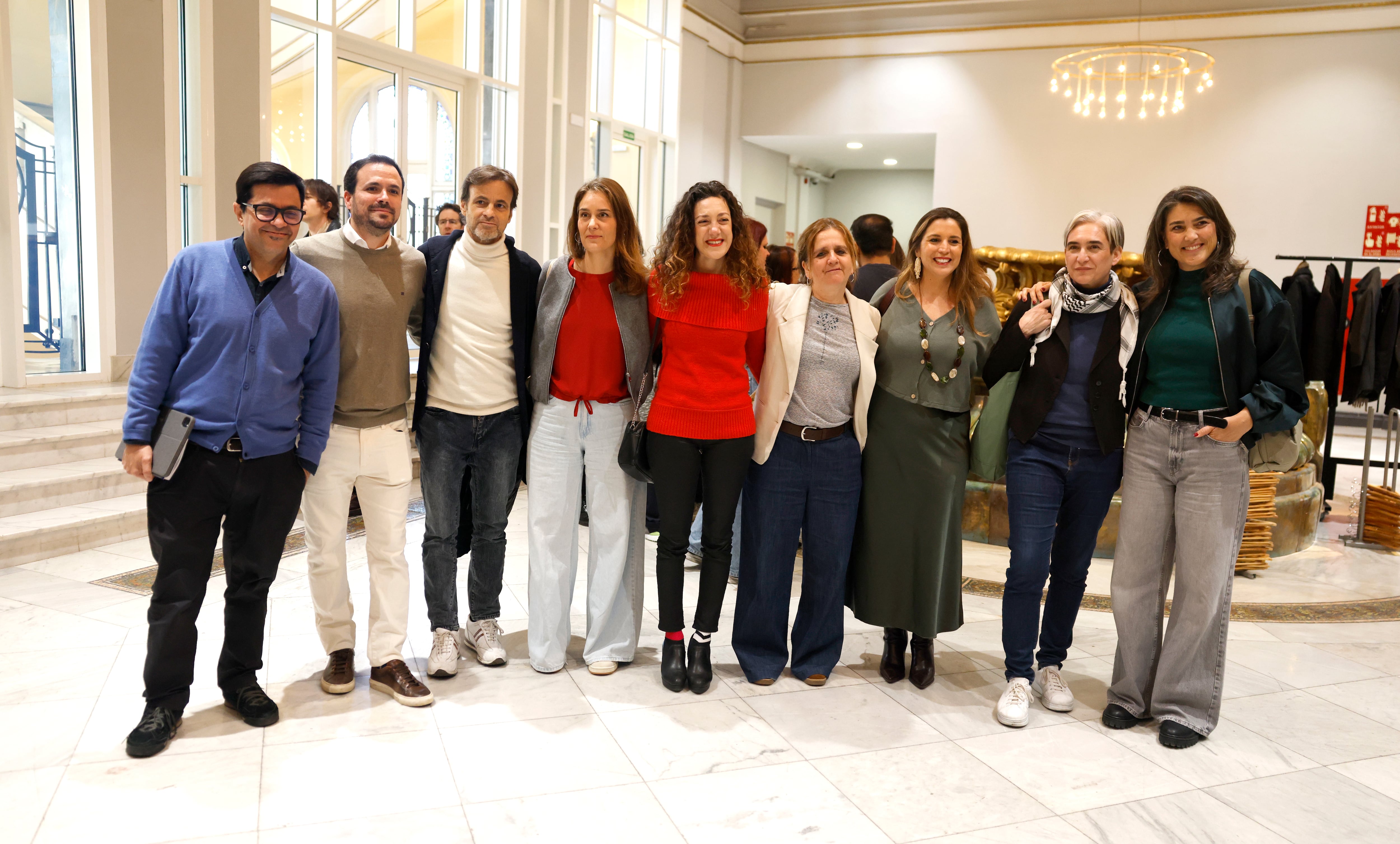 El acto de presentación de la alianza de izquierdas, en imágenes