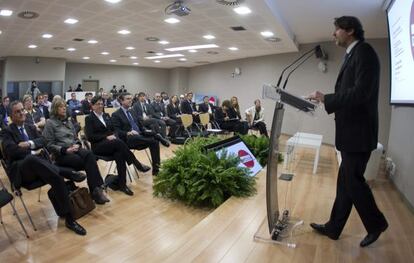 Un momento de la inauguración de las jornadas del grupo The Climate Group. 