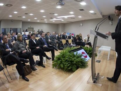 Un momento de la inauguración de las jornadas del grupo The Climate Group. 