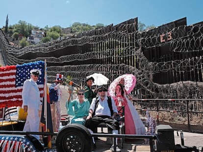 Marcha por el 4 de julio en Nogales