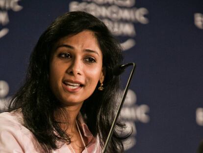 Gita Gopinath, economista-chefe do FMI, em foto de arquivo.