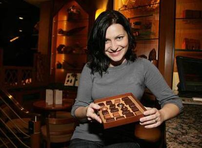 Carmen Botez, en La Maison du Chocolat, en Nueva York.