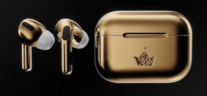 Airpods Pro de oro Caviar.