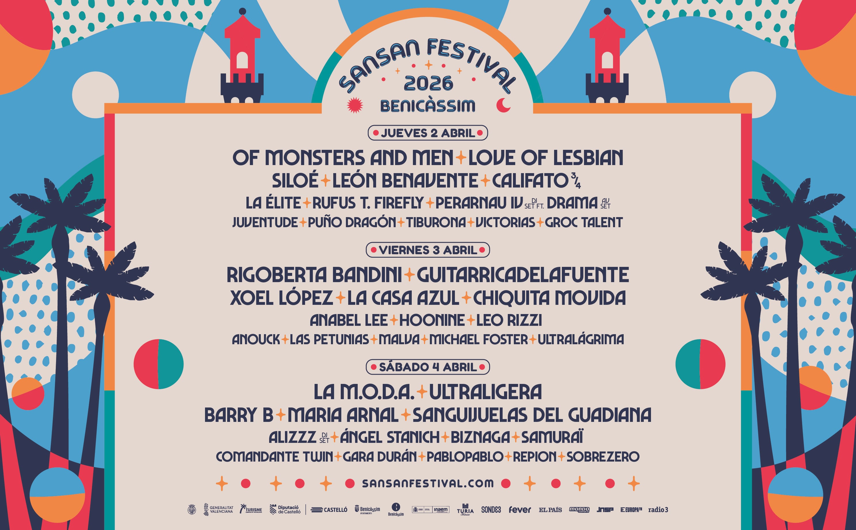 Cartel promocional del San San Festival 2026.