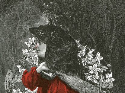 Ilustración para 'La cámara sangrienta', de Angela Carter, colección en la que reescribía 10 cuentos de hadas de Charles Perrault.