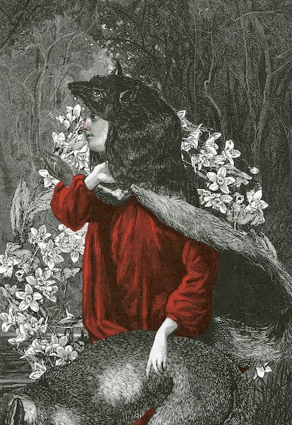 Ilustración para 'La cámara sangrienta', de Angela Carter, colección en la que reescribía 10 cuentos de hadas de Charles Perrault.