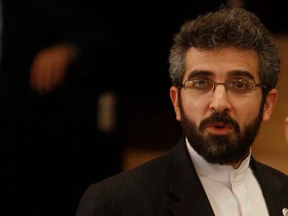 El viceministro iraní Alí Bagherí, durante el Foro de la Alianza de Civilizaciones.