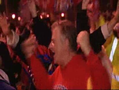 La afición del Atlético regresa a Neptuno 24 años después