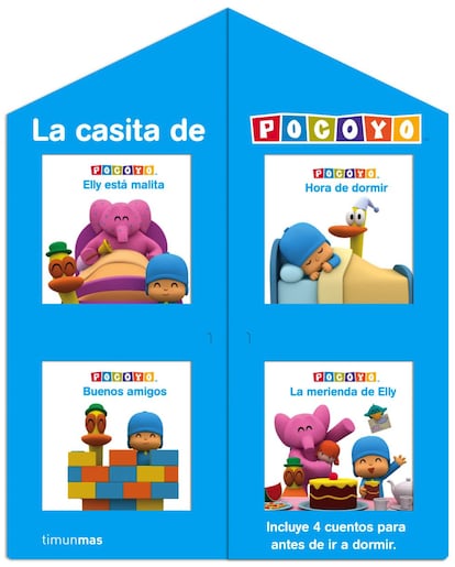 Continuamos con un viejo amigo que vuelve renovado: Pocoy. Descubrir el mundo e interactuar por primera vez con l es lo que vive el simptico Pocoy, que tambin se ofrece de gua para los ms peques. Las cuatro historias que incorpora el libro ('Elly est malita', 'Hora de dormir', 'Buenos amigos' y 'Las galletas de Elly') proponen un ejercicio sencillo de aproximacin a la lectura, especialmente indicado para el momento antes de ir a la cama.