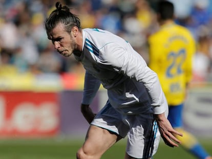 Bale, tras anotar el primer gol. 