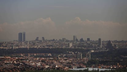 Vista panorámica de Madrid.