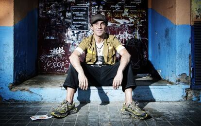 El cantante Manu Chao, fotografiado en Barcelona.