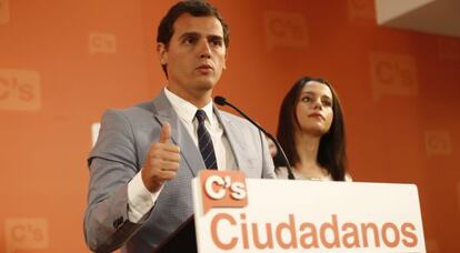 Albert Rivera e Inés Arrimadas, en una imagen de archivo.