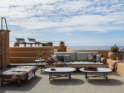 Terraza de la Pegaso Suite del Hotel Punta Tragara de Capri.