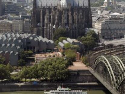 Vista de la catedral de Colonia.