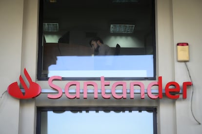 Una oficina de Santander.