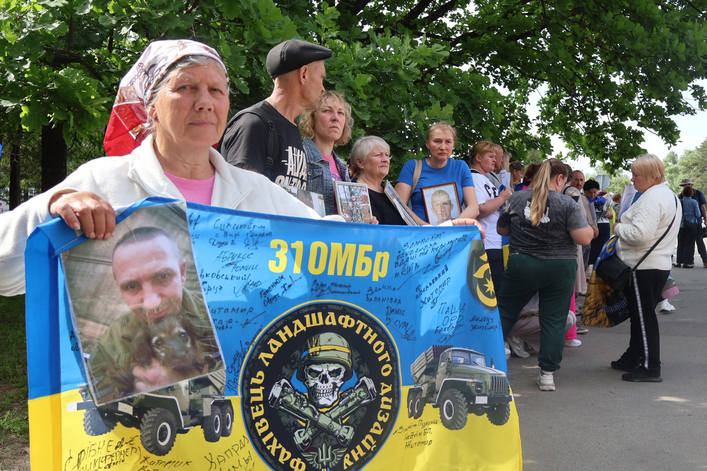 Valentina Ruchka, el 23 de mayo en el intercambio de prisioneros ucranios.