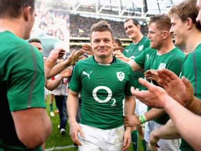 O'Driscoll abandona el campo en el partido contra Italia