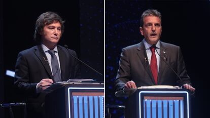 Debate presidencial de Argentina entre Javier Milei y Sergio Massa