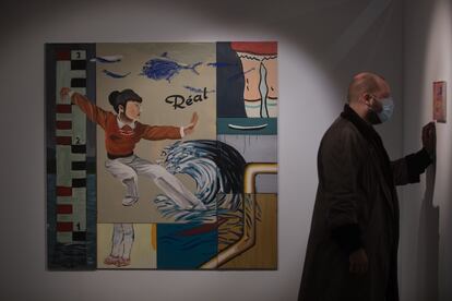 La exposición 'Mauvaises Tournures' en la galería del Instituto Francés de Madrid.