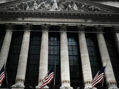 La Bolsa de Valores de Nueva York, en la semana del décimo aniversario de la crisis financiera.