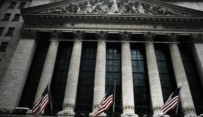 La Bolsa de Valores de Nueva York, en la semana del décimo aniversario de la crisis financiera.