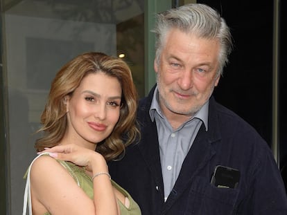 Hilaria y Alec Baldwin, en mayo de 2022 en Nueva York.