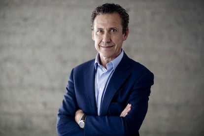 Jorge Valdano posa durante una entrevista en Madrid, en junio de 2016.