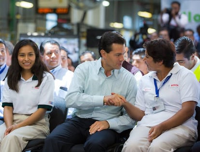 Enrique Pe&ntilde;a Nieto en un acto el viernes pasado.